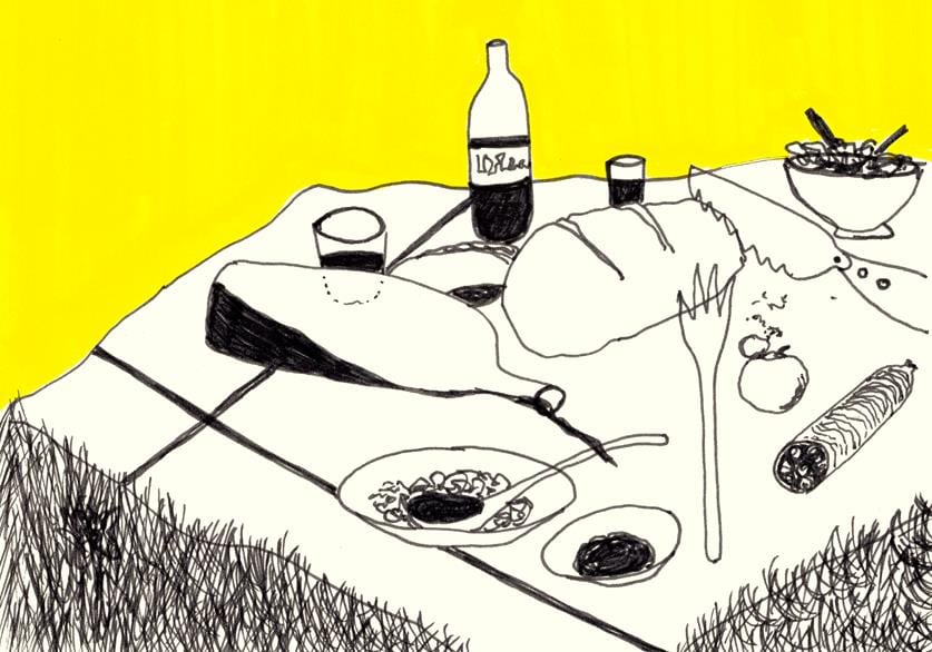 Picknick im Zugertal, Lech
